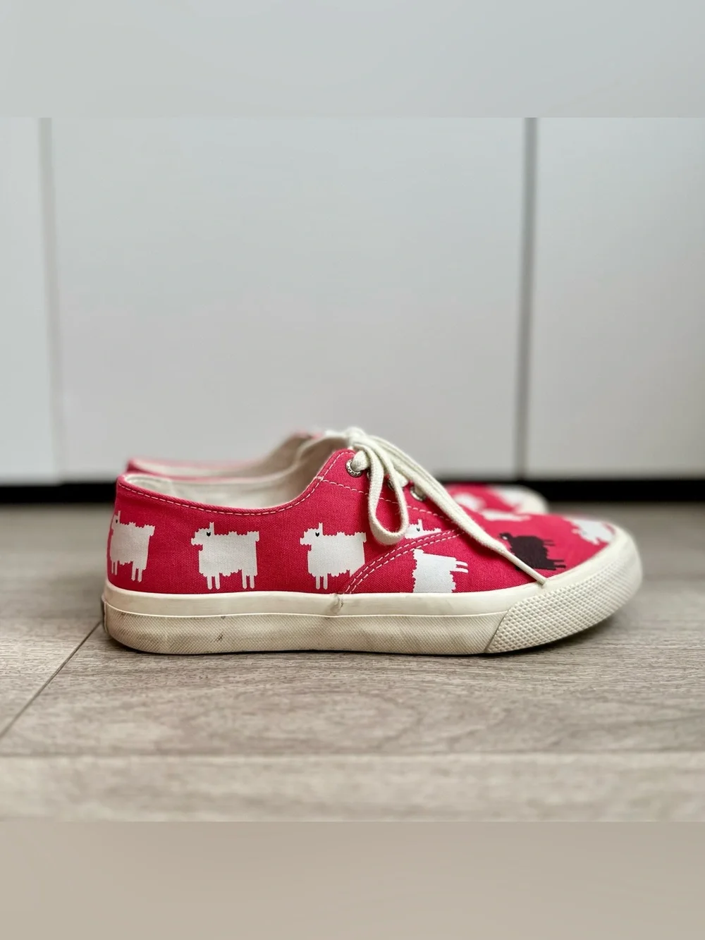 Warm & Wonderful x Sperry Cloud CVO Red Black Sheep Sneakers